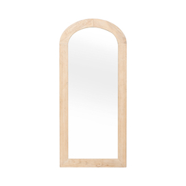 Espejo ovalado marco natural GM385