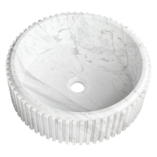 Lavabo redondo blanco LA004