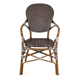 Bar terrace chair with armrests Anxela