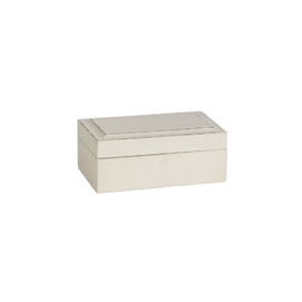 CAJA RECTANGULAR PQ. MADERA BLANCA DECAPADA