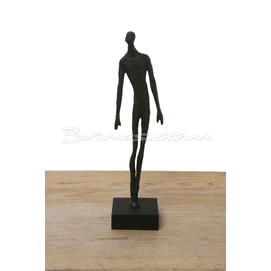 ESCULTURA HOMBRE ALUMINIO NEGRO