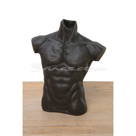 BUSTO HOMBRE ALUMINIO NEGRO