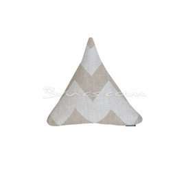 COJÍN TRIANGULAR 50 cm VESUBIO BEIG