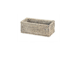 CESTA PEQ.RATTAN DECAPE BLANCO