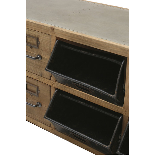 APARADOR SETUBAL PQ. PINO Y HIERRO GALVANIZADO