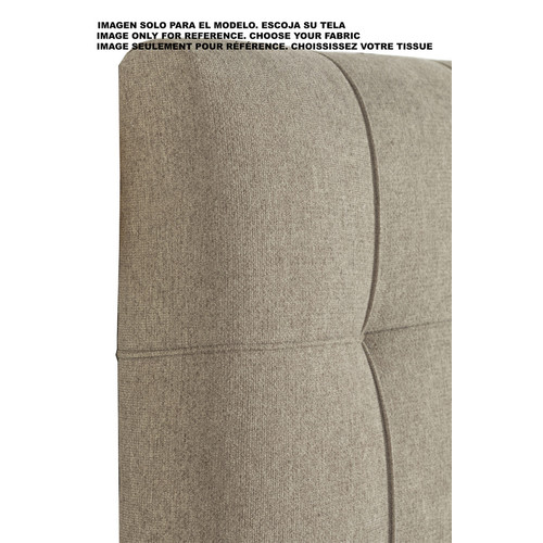 CABECERO SQUARE COLCHÓN 90 cm TELA 1,40 m