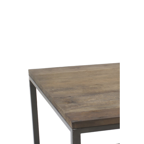 MESA RINCÓN LAGOS CUADRADA OLMO Y HIERRO