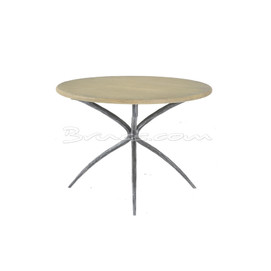 MESA AUXILIAR JORGE REDONDA ROBLE ANTIGUO