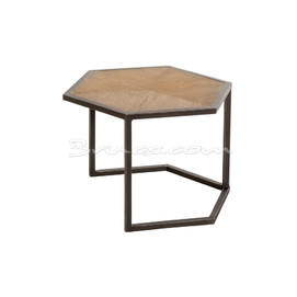 MESA AUXILIAR BAJA MABORÉ ROBLE Y HIERRO