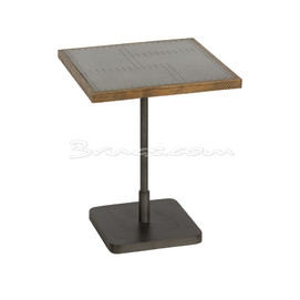 MESA AUX. ALTA RAMOND  HIERRO GALVANIZADO Y PINO