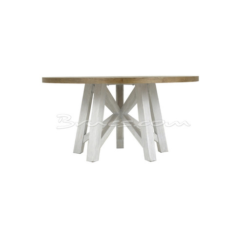 MESA COMEDOR ELIKA WHITE ROBLE Y PINO