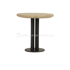 MESA COMEDOR CRESTONE HIERRO Y ROBLE