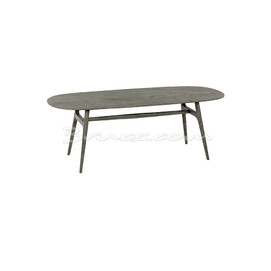 MESA COMEDOR KORBA ROBLE NEGRO EFECTO DECAPADO