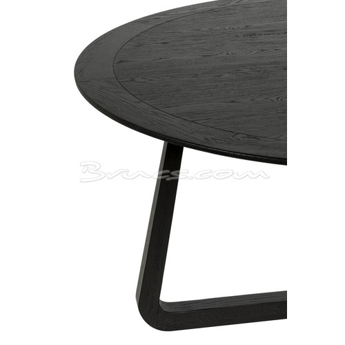 MESA COMEDOR KATO REDONDA ROBLE NEGRO