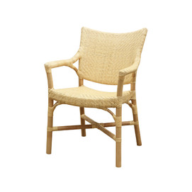 SILLA CON BRAZOS LOMBOK RATTAN NATURAL