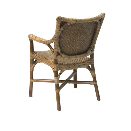 SILLA CON BRAZOS LOMBOK RATTAN ANTIQUE