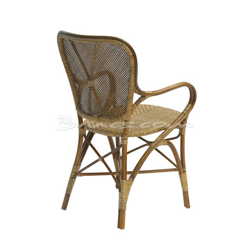 SILLA CON BRAZOS GIJÓN RATTAN COLOR ANTIQUE