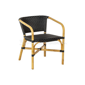 SILLA CON BRAZOS ARCHIPIELAGO RATTAN  Y TEJIDO SIN