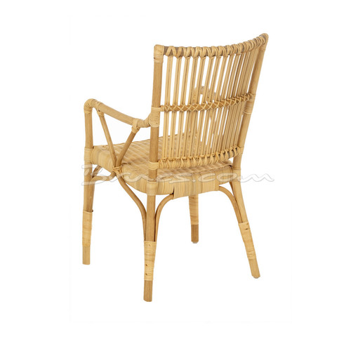 SILLA CON BRAZOS CRISO BAMBÚ Y RATTAN NATURAL