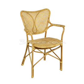 SILLA CON BRAZOS ARCADE RATTAN NATURAL