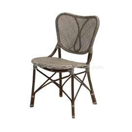 SILLA ARCADE RATTAN COLOR GRIS