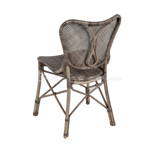 SILLA ARCADE RATTAN COLOR GRIS