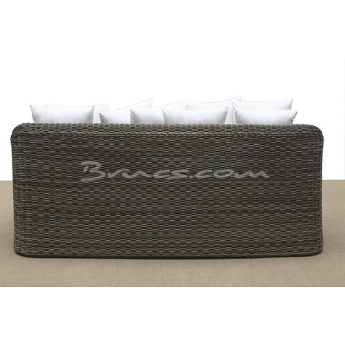 SOFÁ 3 PZAS. NÁPOLES KUBU SINTÉTICO C/COJINES