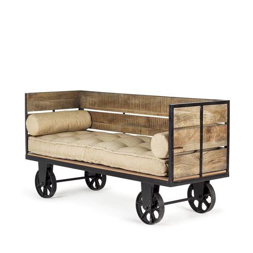 Industrial style wagon sofa Inma Creta