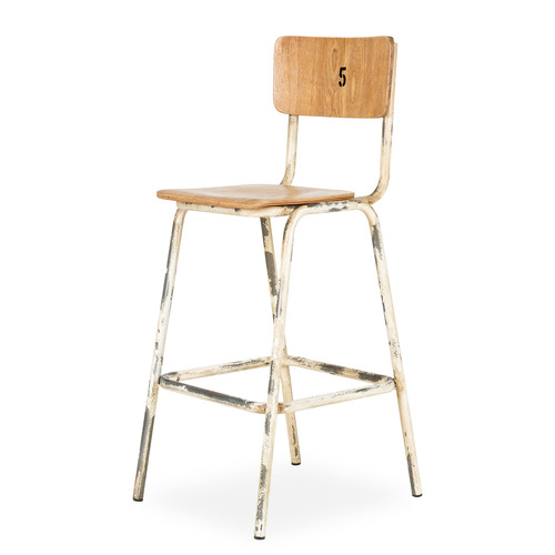 High stools in white leg Romina