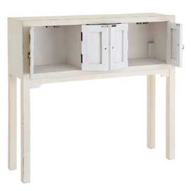 CONSOLA BLANCO ROZADO 95 X 26 X 90 CM