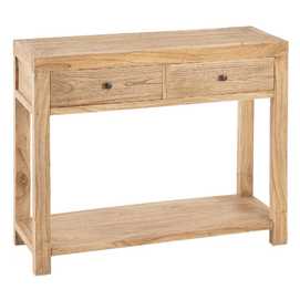 CONSOLA NATURAL MADERA MINDI ENTRADA 100 X 35 X 85 CM