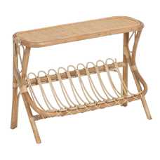 MESA REVISTERO NATURAL RATÁN SALÓN 70 X 30 X 50 CM MESA REVISTERO NATURAL RATÁN SALÓN 70 X 30 X 50 CM