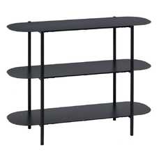 ESTANTERÍA NEGRO ACERO 90 X 28 X 70,30 CM