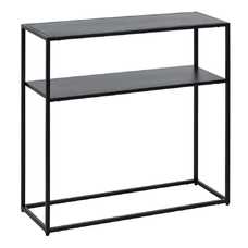 ESTANTERÍA NEGRO ACERO 80 X 30 X 81 CM