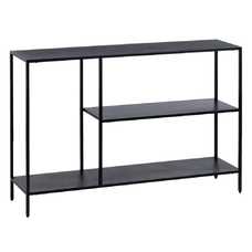 ESTANTERÍA NEGRO ACERO 120,50 X 30 X 81,30 CM