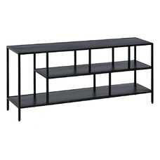 ESTANTERÍA NEGRO ACERO 120 X 32 X 55 CM