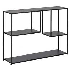 CONSOLA NEGRO METAL ENTRADA 100 X 26 X 75 CM