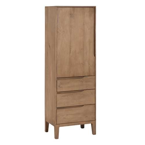 MUEBLE AUXILIAR NATURAL MADERA DE MANGO 60 X 44 X 180 CM