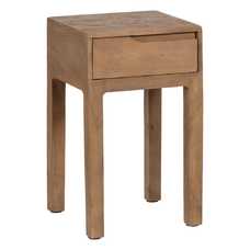 MESITA NATURAL MADERA DE MANGO 40 X 40 X 65 CM