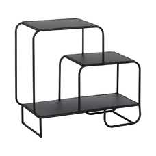 ESTANTERÍA NEGRO METAL 72 X 30 X 68 CM