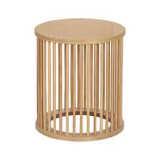 MESA AUXILIAR NATURAL DM-MADERA SALÓN 40 X 40 X 45 CM