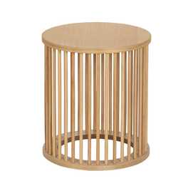 MESA AUXILIAR NATURAL DM-MADERA SALÓN 40 X 40 X 45 CM