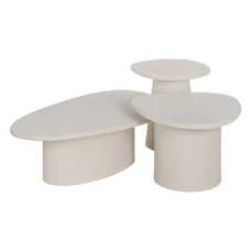 MESA CENTRO BLANCO DM 57 X 57 X 40 CM