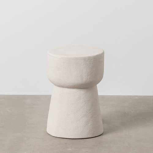 MESITA BLANCO POLIRESINA 30 X 30 X 45,50 CM