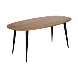 MESA COMEDOR NATURAL MADERA DE MANGO 180 X 90 X 76 CM