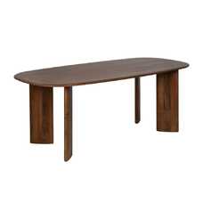 MESA COMEDOR MARRÓN MADERA DE MANGO 200 X 100 X 76 CM