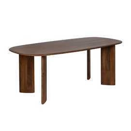 MESA COMEDOR MARRÓN MADERA DE MANGO 200 X 100 X 76 CM