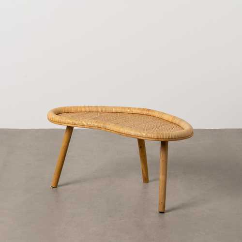 MESA CENTRO NATURAL RATÁN SALÓN 77 X 41 X 37 CM