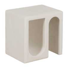 MESA AUXILIAR BLANCO DM 48 X 37 X 49 CM