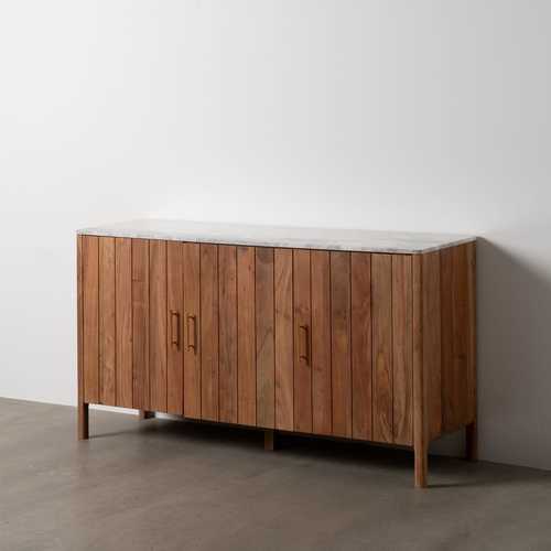 APARADOR NATURAL ACACIA SALÓN 160 X 46 X 85 CM